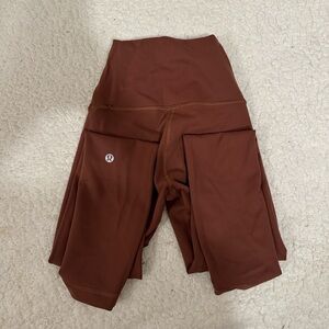 lululemon 25” leggings in brown size 0
